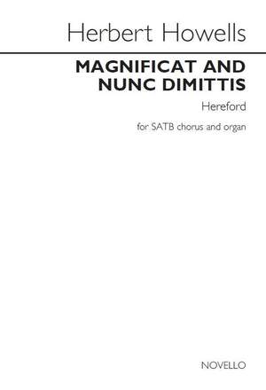 Herbert Howells: Magnificat And Nunc Dimittis (Hereford)