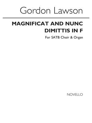 Gordon Lawson: Magnificat And Nunc Dimittis In F