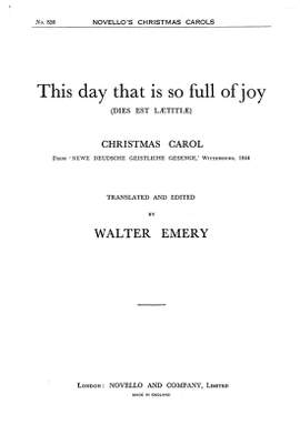 This Day That Is So Full Of Joy