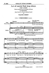 Walter Emery: Let All Mortal Flesh Keep Silence