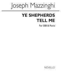 Joseph Mazzinghi: Ye Shepherds, Tell Me