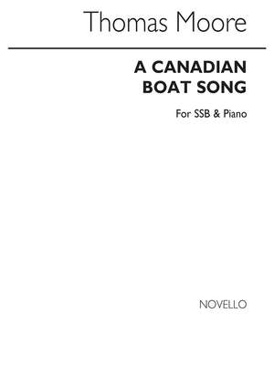 Thomas Moore: Canadian Boat Song