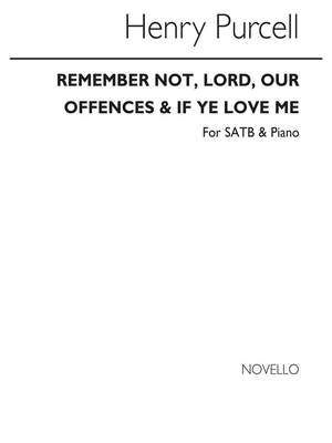 C. Swinnerton Heap_Henry Purcell: Remember Not Lord Our Offences/Heap-if Ye Love Me