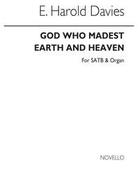 E. Harold Davies: God Who Madest Earth And Heaven