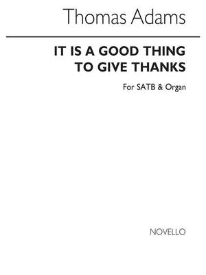Thomas Adams: It Is A Good Thing To Give Thanks