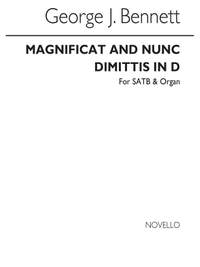 George J. Bennett: Magnificat And Nunc Dimittis In D