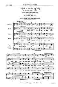 Walter Emery: Upon A Delaying Lady