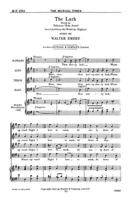 Walter Emery: The Lark