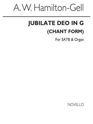 A.W. Hamilton-gell: Jubilate Deo In G (Chant Form)