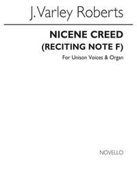J. Varley Roberts: Nicene Creed In F Organ