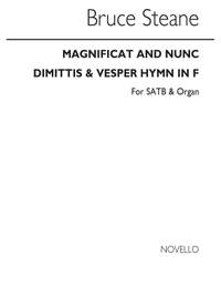 Bruce Steane: Magnificat And Nunc Dimittis And Vesper Hymn In F