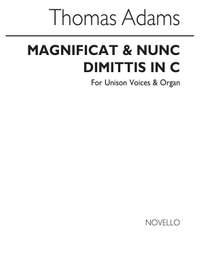 Thomas Adams: Magnificat And Nunc Dimittis In C