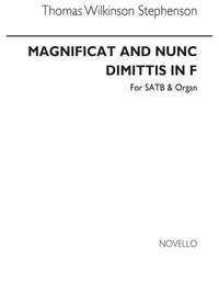 Thomas Wilkinson Stephenson: Magnificat And Nunc Dimittis In F