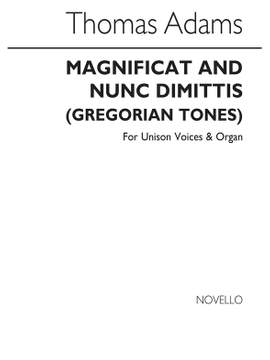 Thomas Adams: Magnificat and Nunc Dimittis (Gregorian Tones)