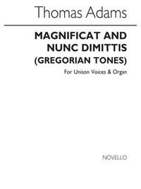 Thomas Adams: Magnificat and Nunc Dimittis (Gregorian Tones)