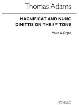 Thomas Adams: Magnificat&nunc Dimittis(Greg.Tones