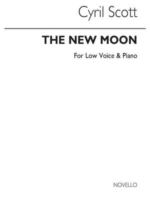 Cyril Scott: New Moon Op74 No.6-low Voice/Piano (Key-e)