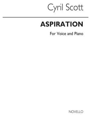 Cyril Scott: Aspiration Voice/Piano