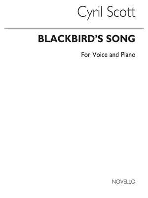 Cyril Scott: Blackbird's Song Op52 No.3-medium Voice/Piano