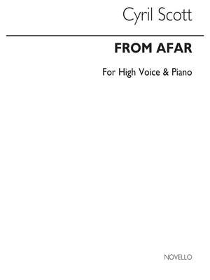 Cyril Scott: From Afar (D'outremer)-high Voice/Piano (Key-e)