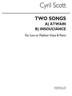 Cyril Scott: Two Songs Op56-low Or Medium Voice/Piano