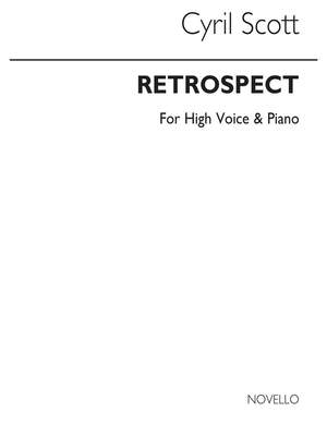 Cyril Scott: Retrospect-high Voice/Piano (Key-d)