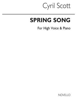 Cyril Scott: Spring Song-high Voice/Piano