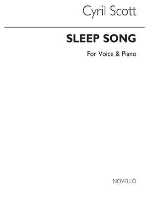 Cyril Scott: Sleep Song-high Voice/Piano (Key-f Minor)