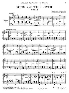 Archibald Joyce: Song Of The River:
