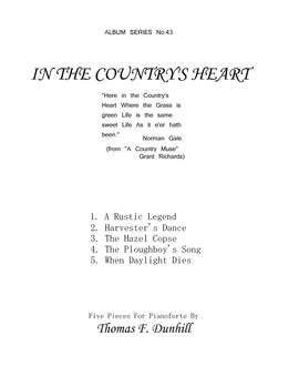 Dunhill, T: In The Country's Heart