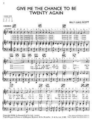 Billy Scott: Give Me The Chance To Be Twenty