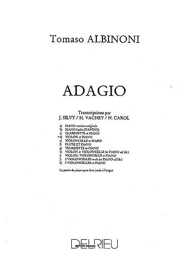Albinoni, Tomaso: Adagio