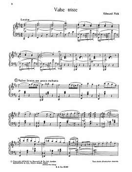 E. Nick: Nick, E Valse Triste