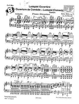 Kelar Bela: Bela, K Comedy Overture (Haensch)