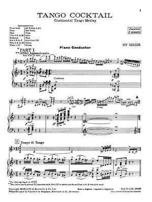 I. Geiger: Tango Cocktail Continental Tango Medley