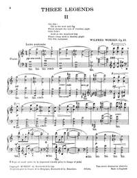 Wilfred Worden: three Legends Op.33/2