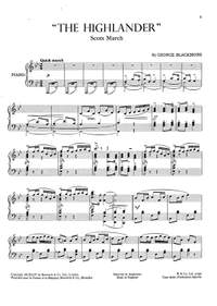 George Blackmore: Blackmore, G The Highlander Piano