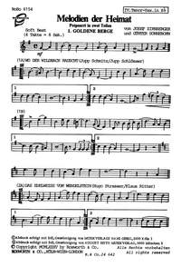 Zirnberger J._G. Sonneborn: Sonneborn Melodien Der Heimat 1 & 2 Tocm Bnd