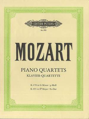 Mozart: Piano Quartets in G minor K478, E flat K493