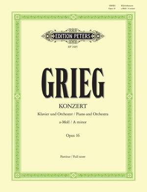 Grieg: Piano Concerto in A minor Op. 16
