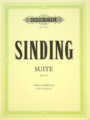 Sinding, C: Suite in A minor Op.10
