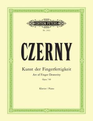 Czerny, C: Art of Finger Dexterity Op.740, complete