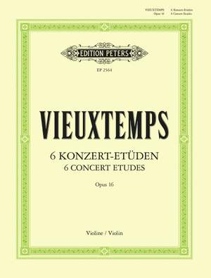 Vieuxtemps, H: 6 Concert Studies Op.16