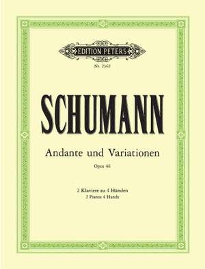 Schumann, R: Andante & Variations in B flat Op.46,