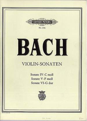 Violin Sonatas (IV, V, VI)