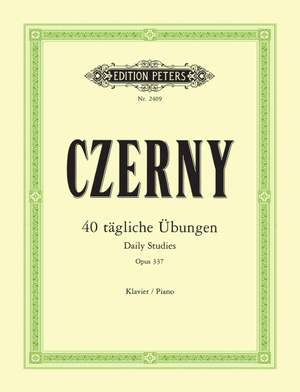 Czerny, C: 40 Daily Exercises Op.337