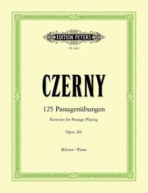 Czerny, C: 125 Exercises for Passage Playing