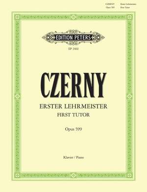Czerny, C: First Tutor Op.599