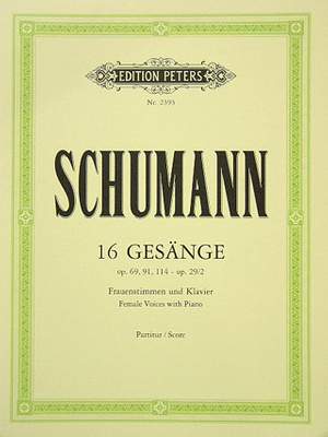 Schumann, R: 16 Female Choruses