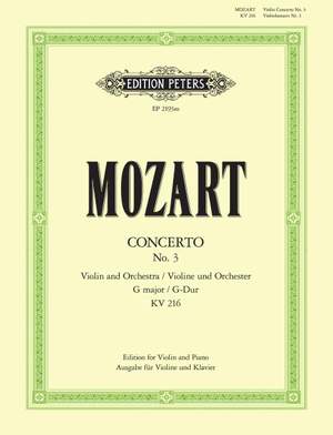 Mozart: Concerto No.3 in G K216